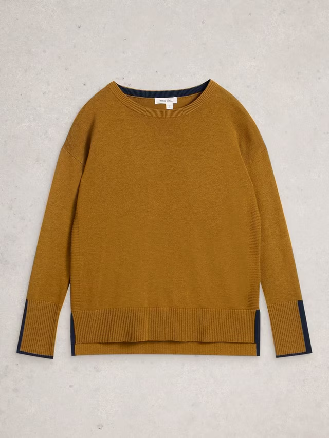 White Stuff - Olive Jumper - Dark Chartreuse