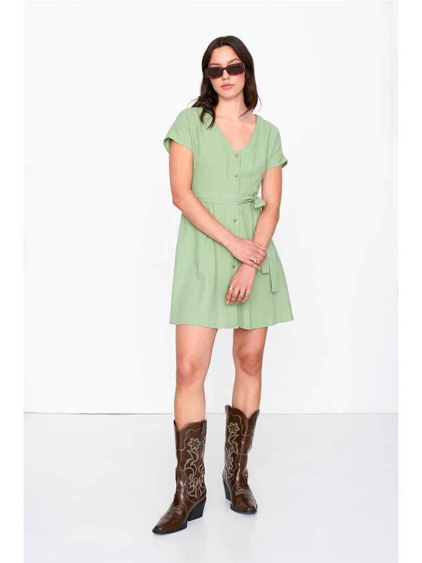 24Colours - Jurk - groen