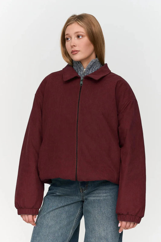 24 Colours - Corduroy jasje - Bordeaux