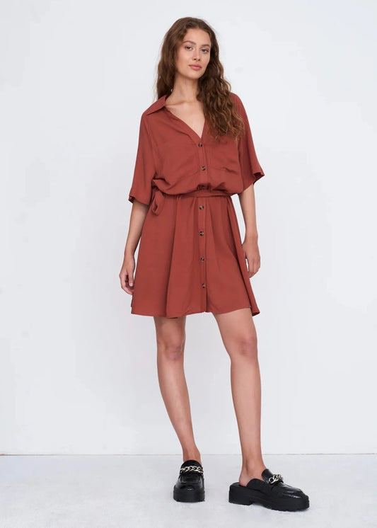 24 Colours - Jurk - Roest