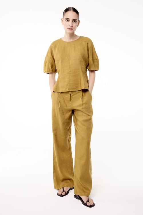JC Sophie - Miles blouse - Cumin 100%linnen
