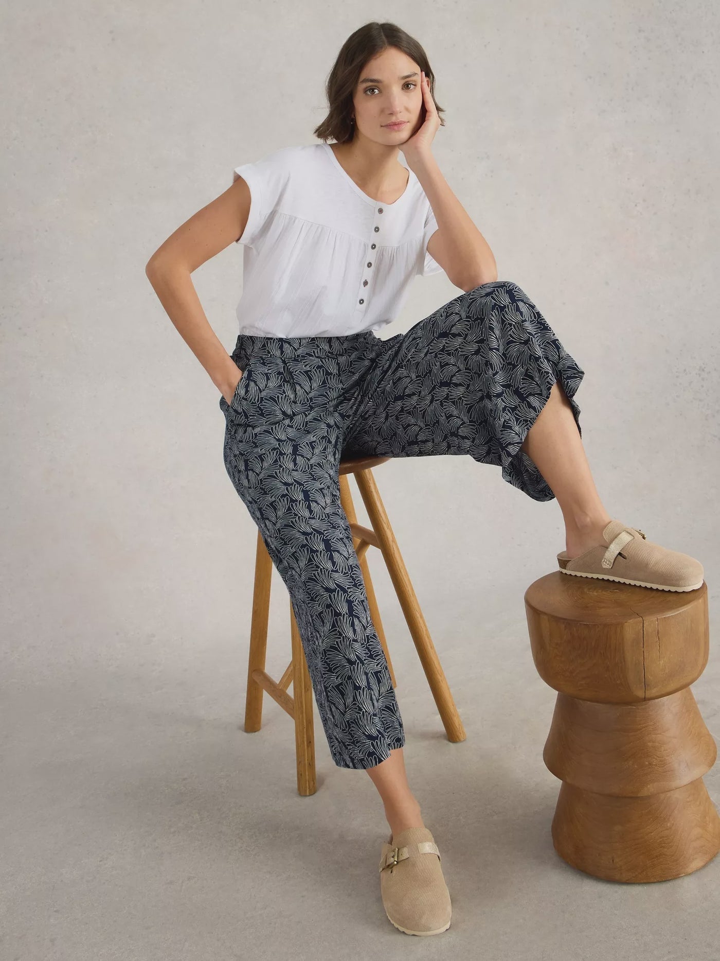 White stuff - Lisette Crinkle Culotte