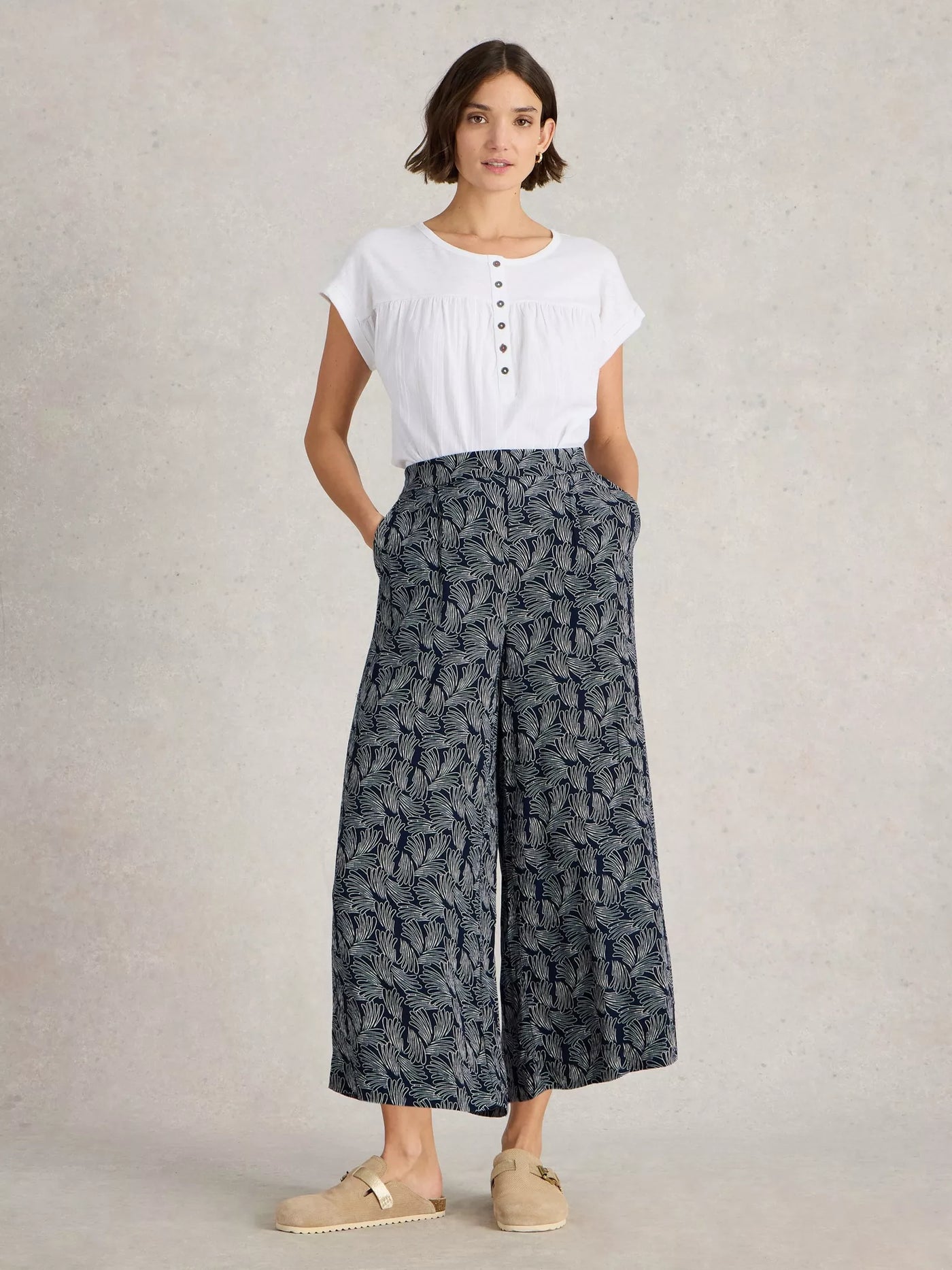 White stuff - Lisette Crinkle Culotte