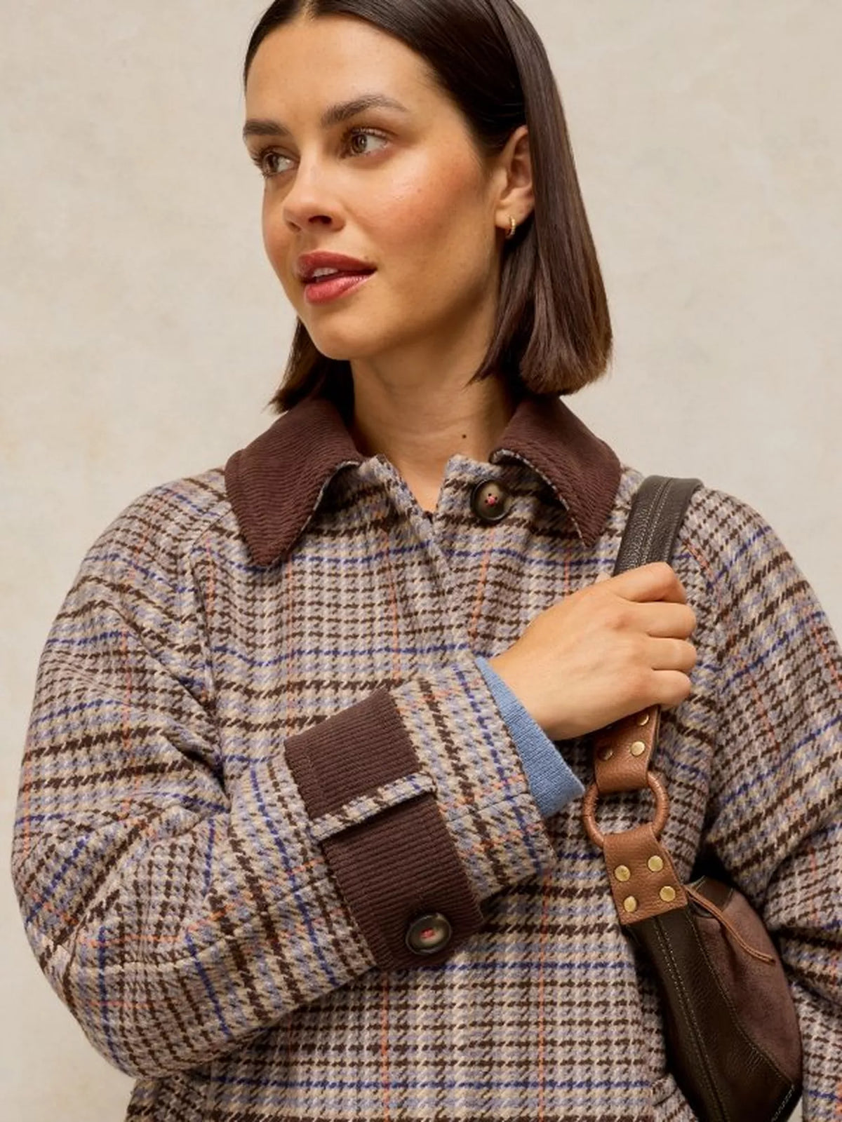 White Stuff - Emmeline check coat