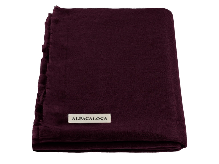 Alpaca Loca - Scarf - Wine red