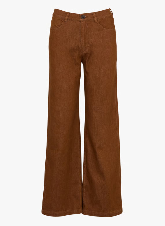 Nice Things - Colored denim pants - Chestnut