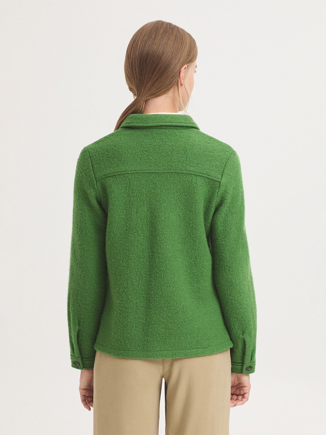 Nice Things - 100% wool jacket - Kiwi green