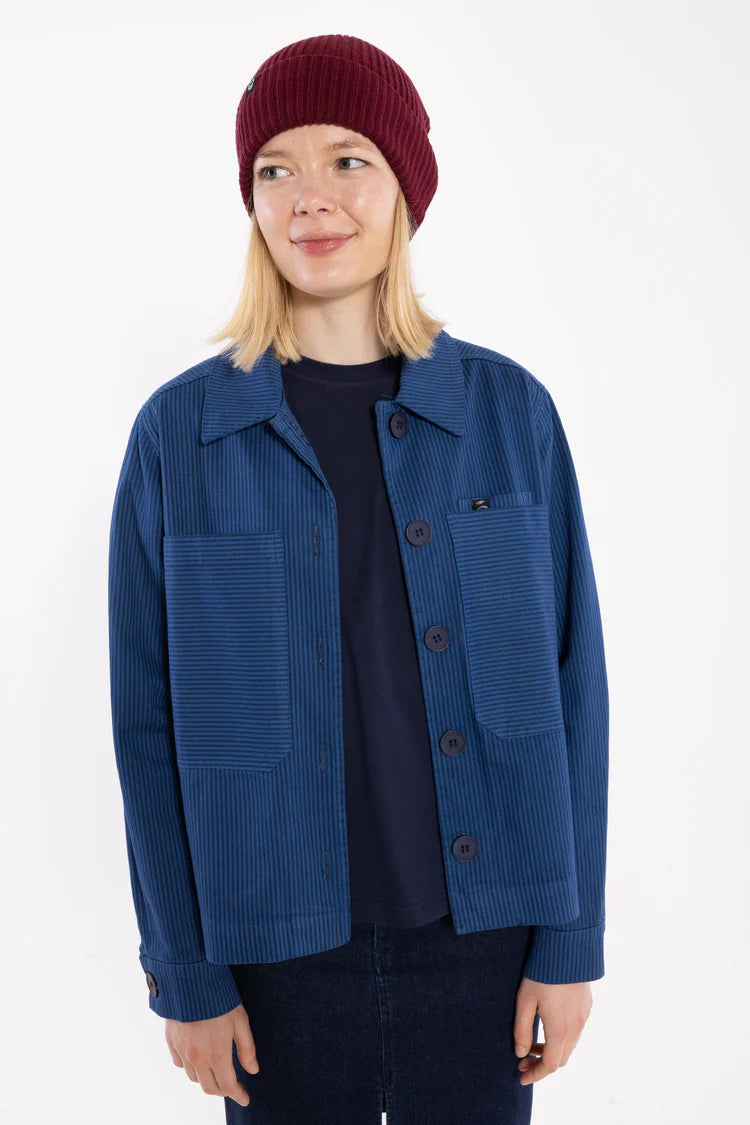 Danefae - Daneprairie Stretch Canvas Jacket - Warm Blue/Dk Navy