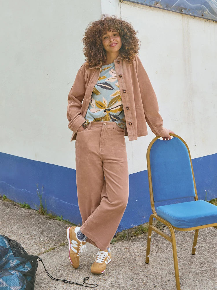 White stuff - Eden Cord jacket - Lgt Nat