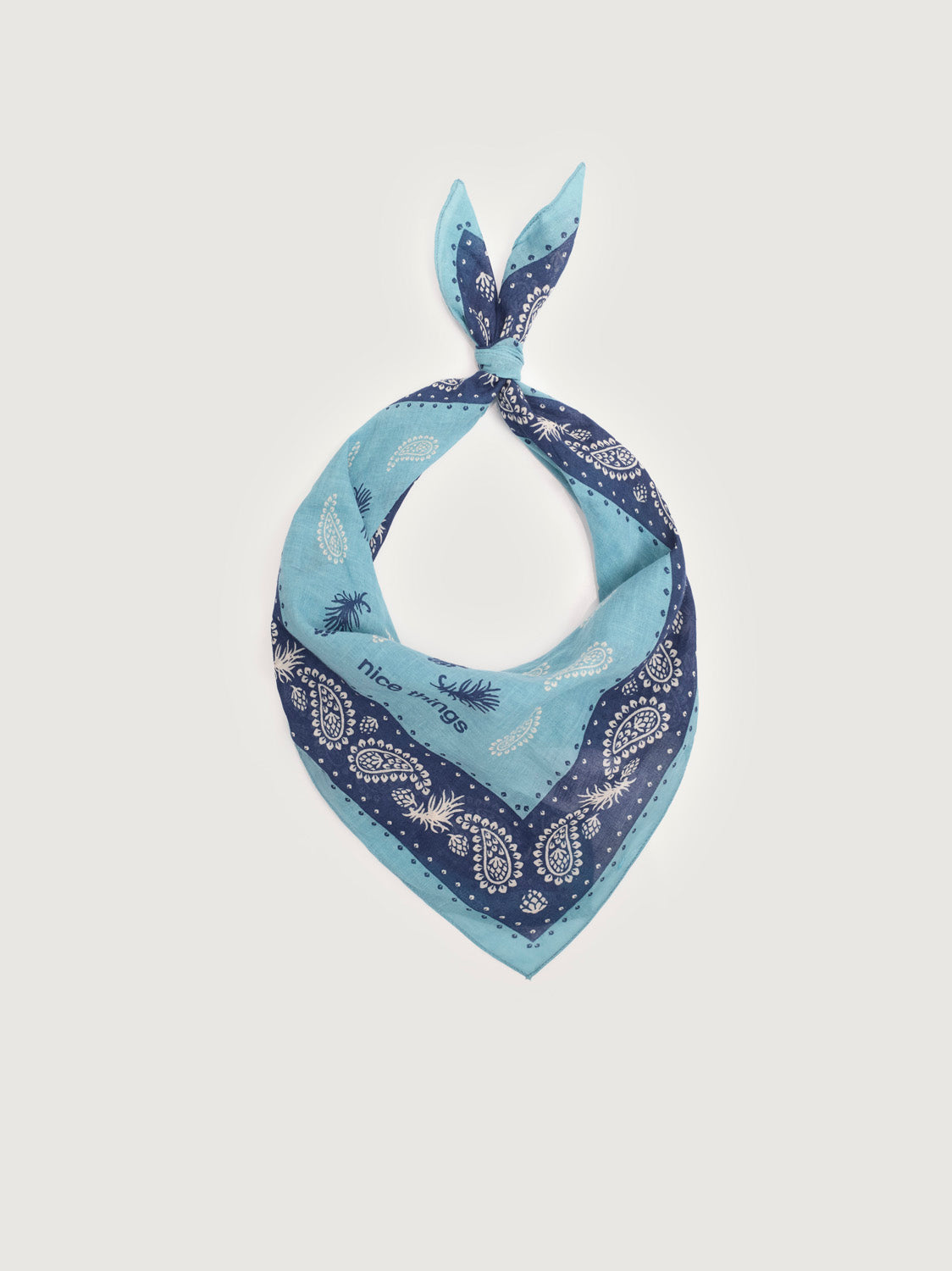 Nice Things - Pine paisley print - bandana red