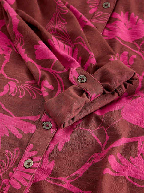 White stuff - Annie Jersey Shirt - Plum print
