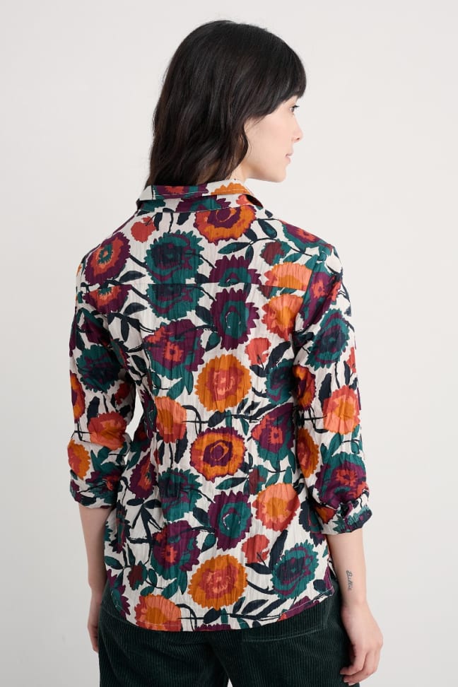 Seasalt - Larissa shirt - Figurative Floral Aran