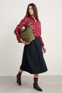 Seasalt - Larissa shirt - Winter wildflower Carmine