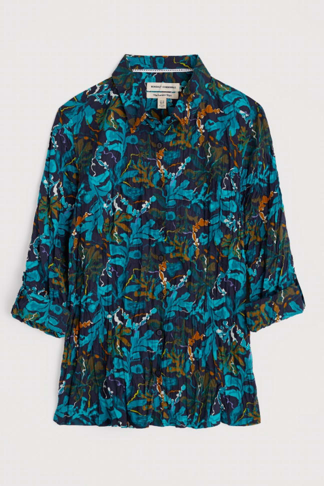 Seasalt - Larissa shirt - Floating Fronds Maritime