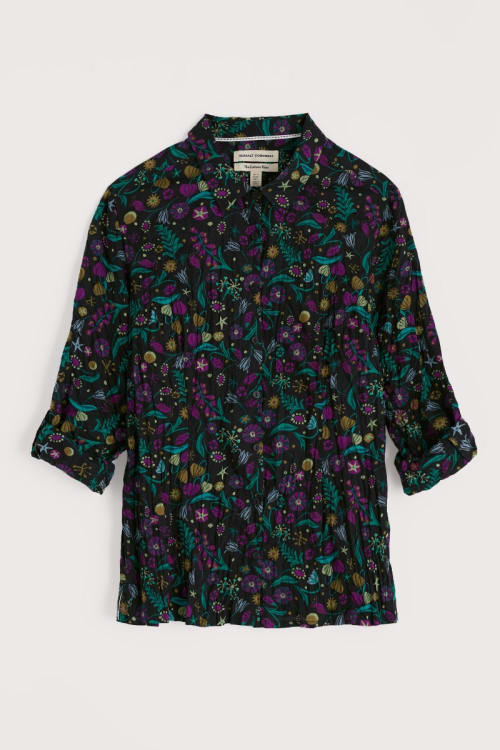 Seasalt - Larissa shirt - Illuminated Garden Onyx