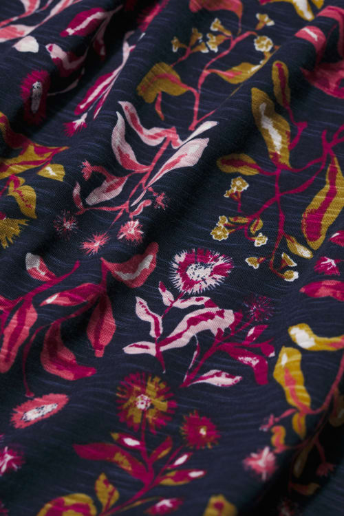 Seasalt - Chapelle dress - Inky botanical maritime