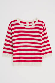 Seasalt - Knavock jumper - Cornish Chalk Scarlet