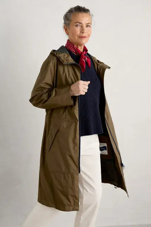 Seasalt - Mistborne packable coat - Laurel
