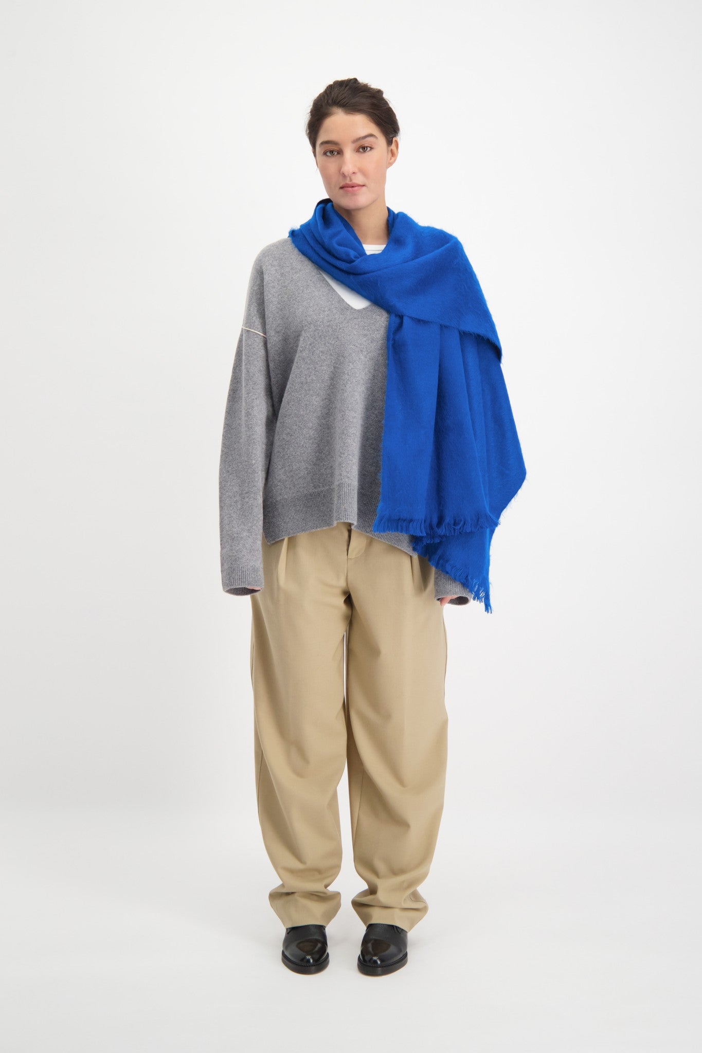 Alpaca Loca - Scarf Kobalt