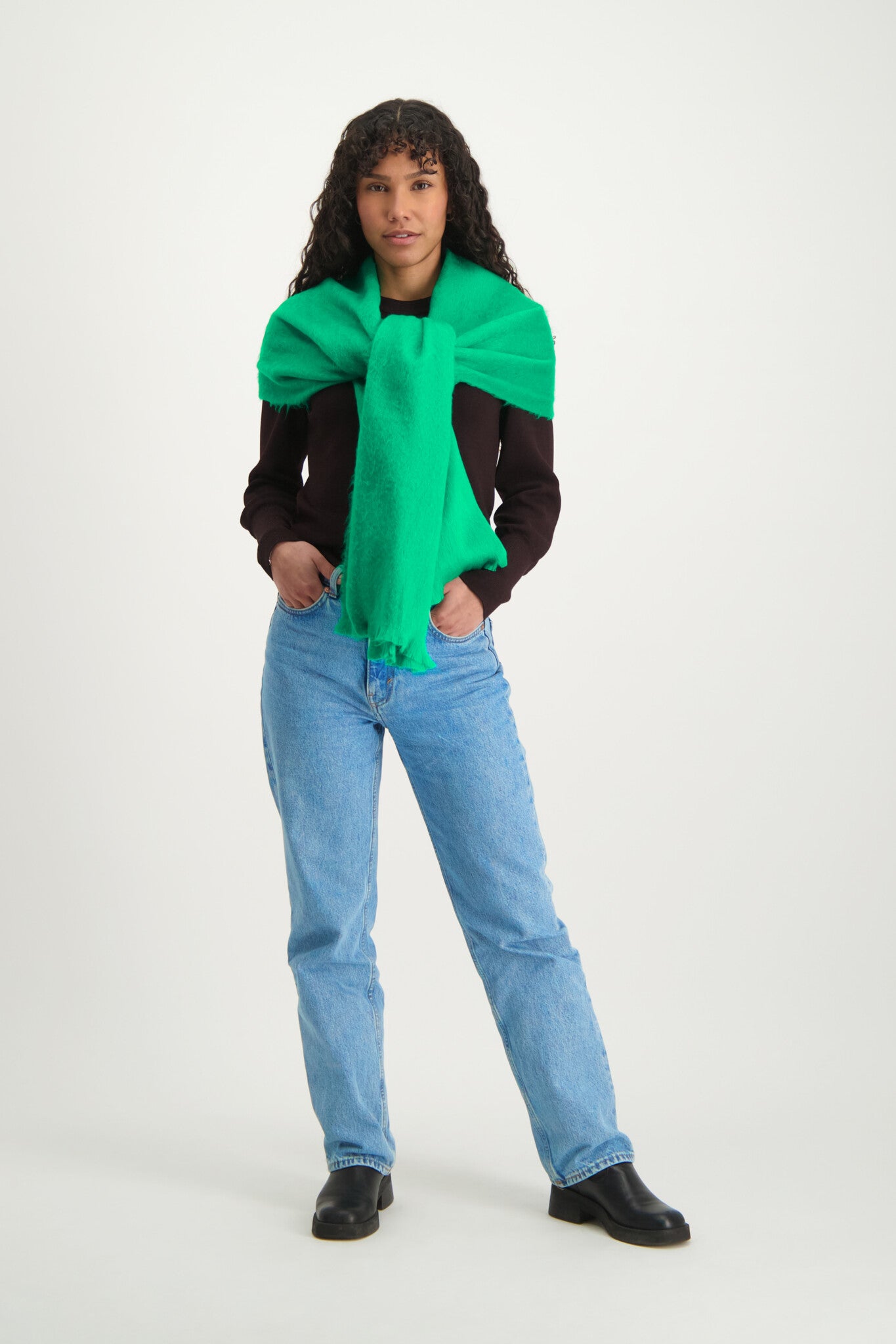 Alpaca Loca - Scarf Botanic Green