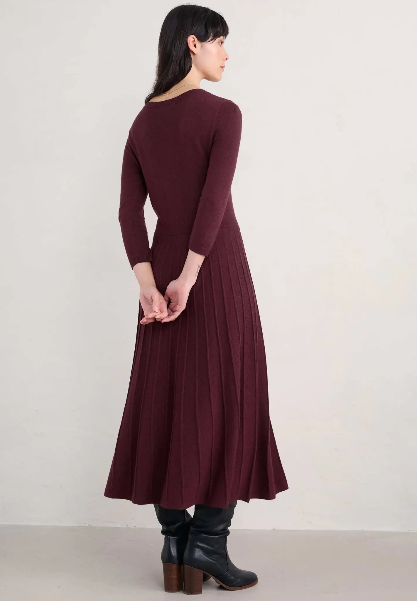 Seasalt - Folk song dress - Merlot