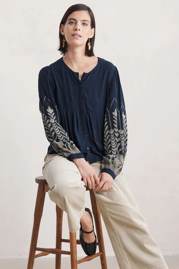Seasalt - High Woods Shirt - Maritime