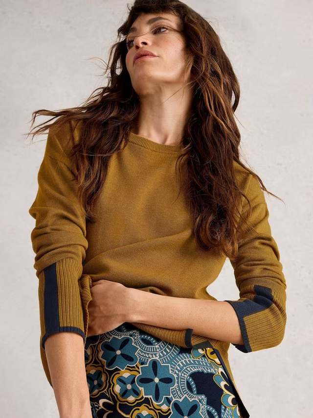 White Stuff - Olive Jumper - Dark Chartreuse