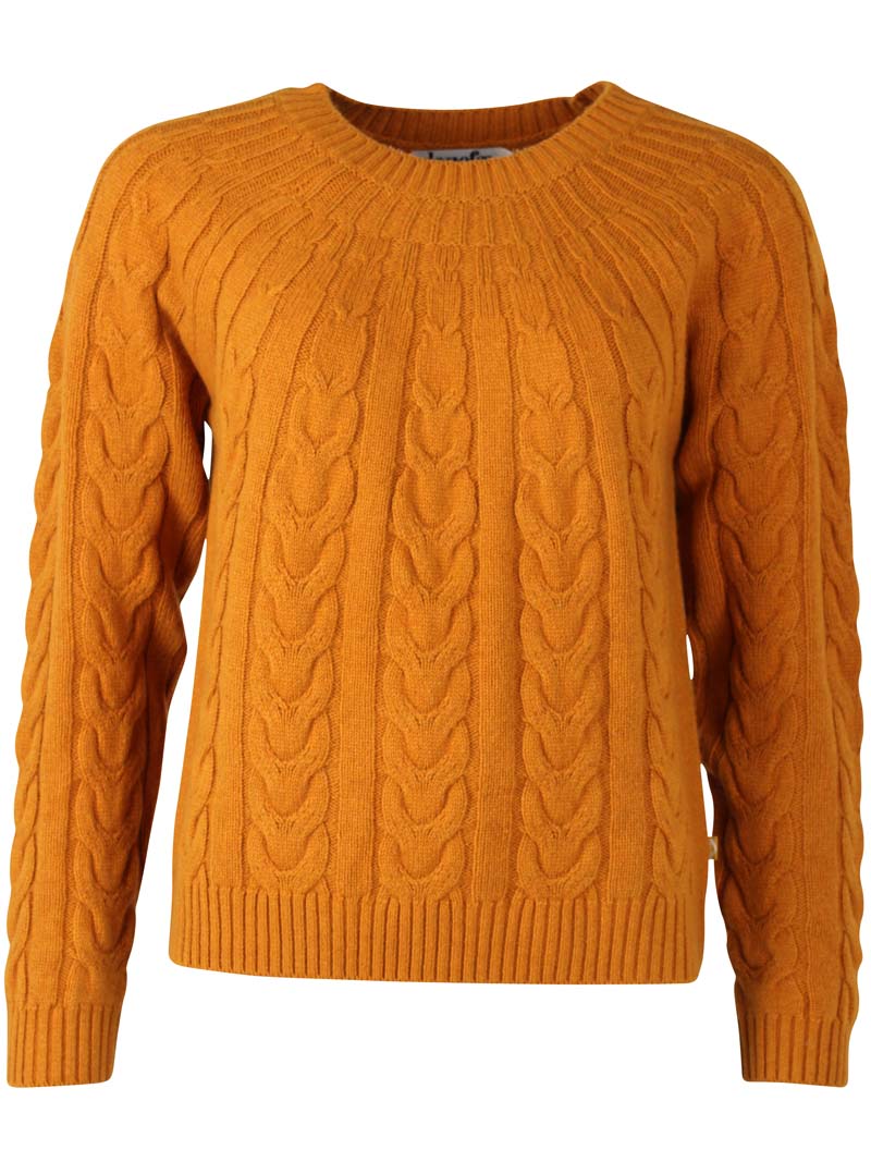 Danefae - Danecables Wool Sweater - Golden Honey