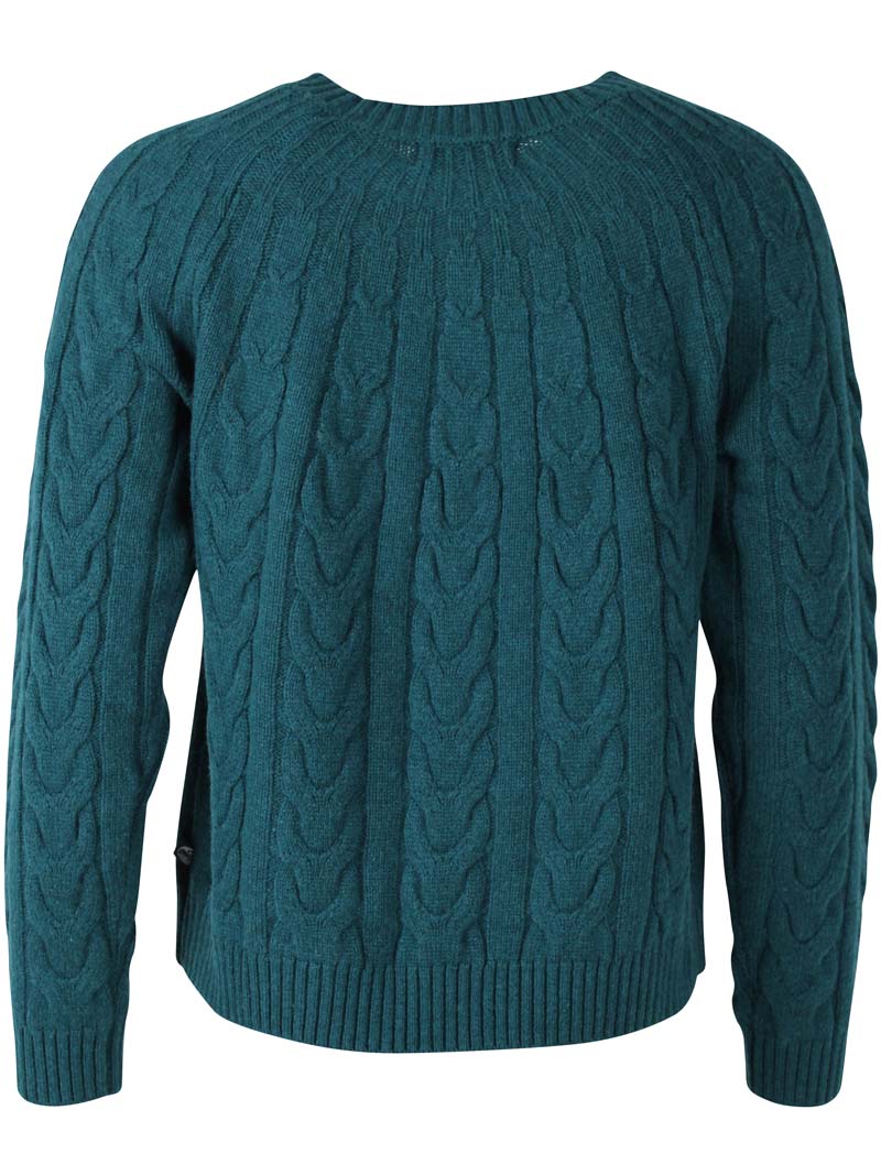 Danefae - Danecables Wool Sweater - Dark Slate