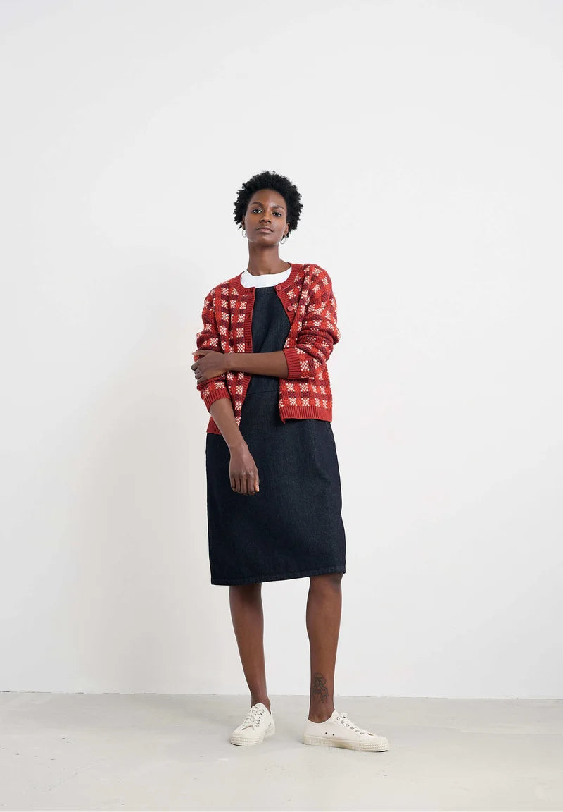 Seasalt - Kensa Cardigan - Circlet Deep Rust Chalk