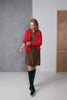 Zilch - Cardigan Round Neck - Tomato