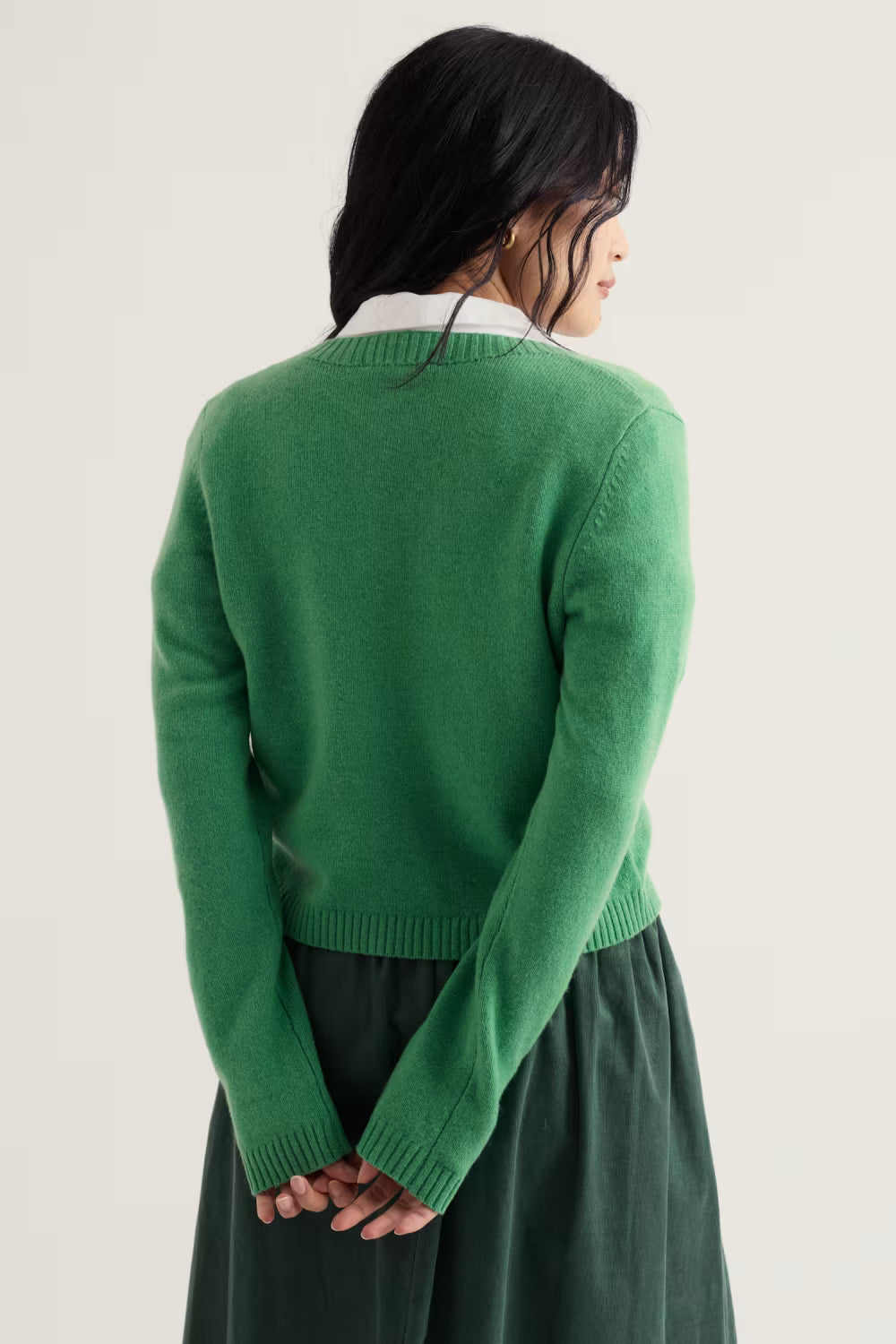 Seasalt - Tern Tide Cardigan - Pea Pod