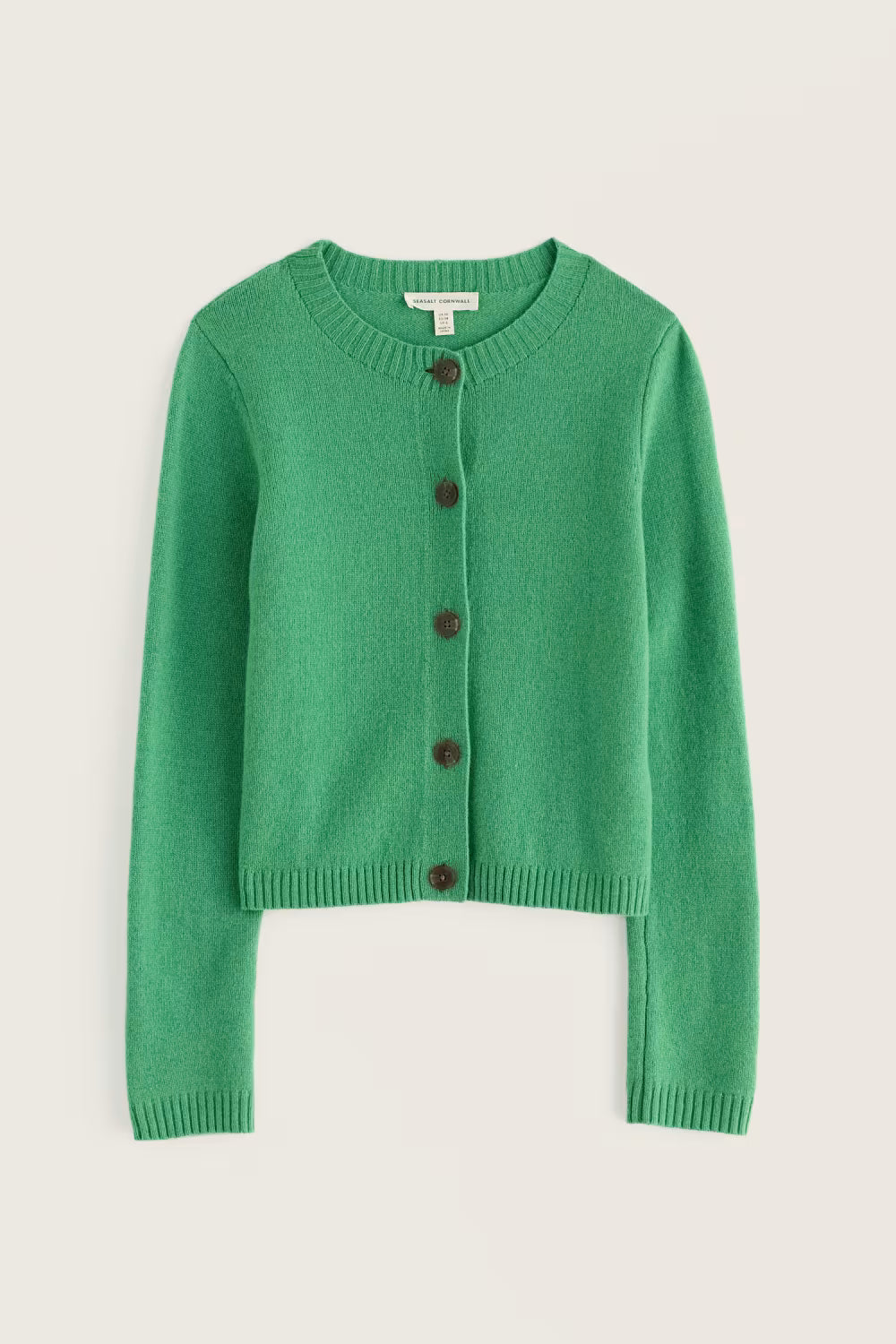 Seasalt - Tern Tide Cardigan - Pea Pod