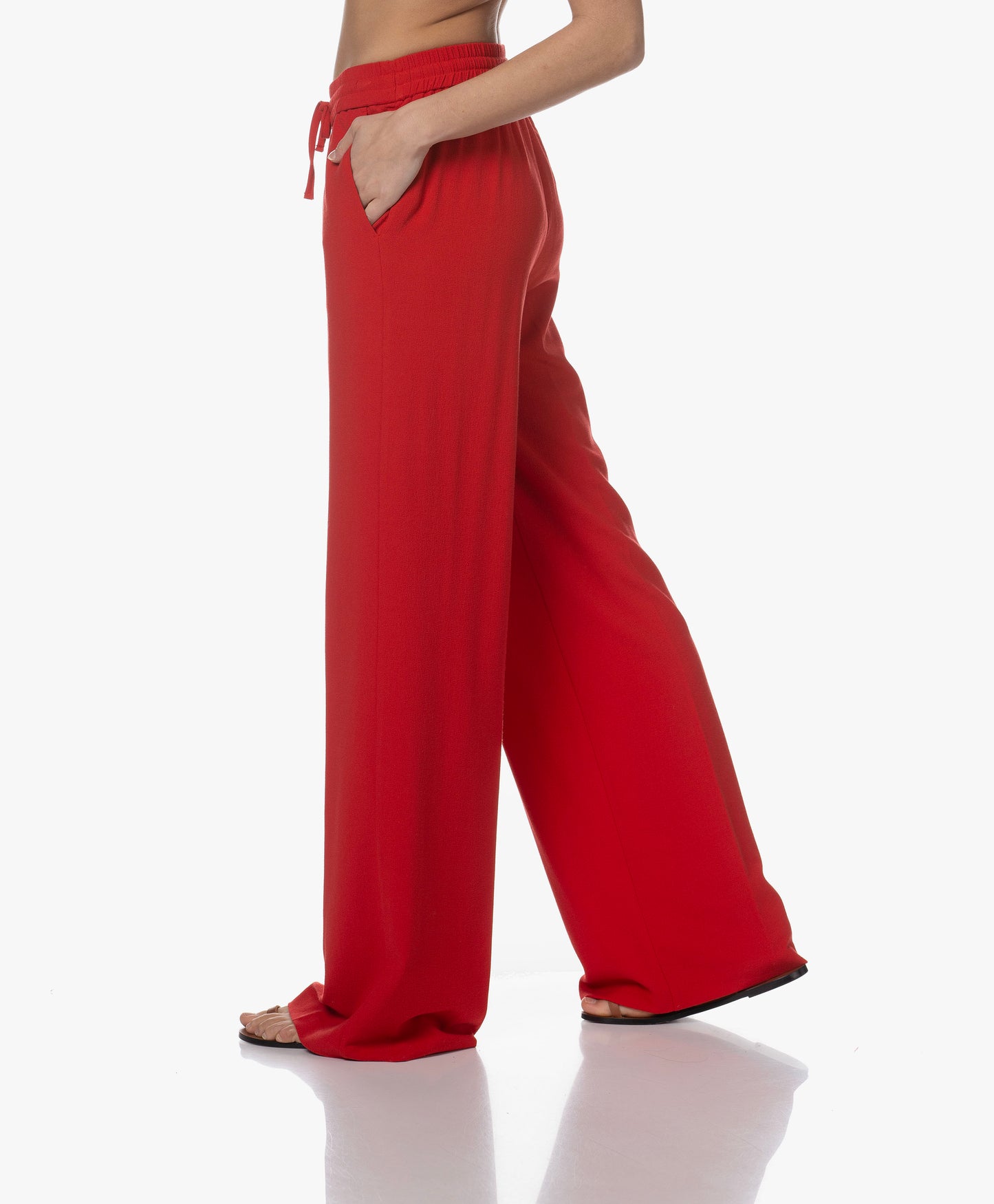 Kyra - Long Louisa, trousers wide leg viscose