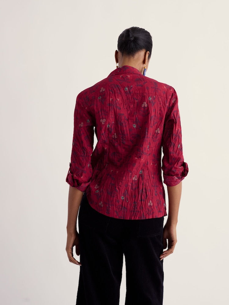 Seasalt - Larissa shirt - Tapestry Flowers Dahlia