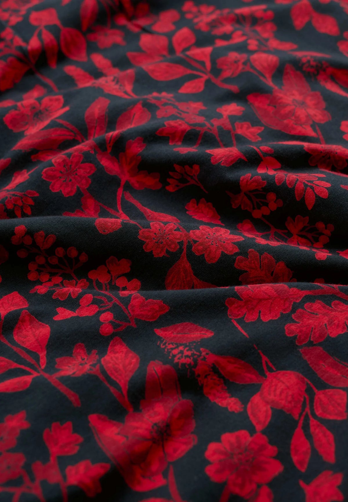 Seed packed dress - Winter botanical Inkwell