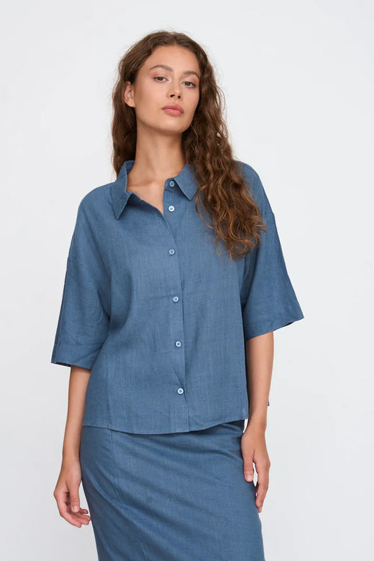 24 Colours - Blouse - Blauw