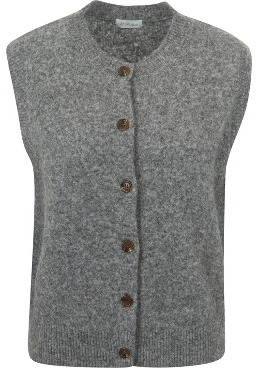 JC Sophie - Josette vest - Mid grey