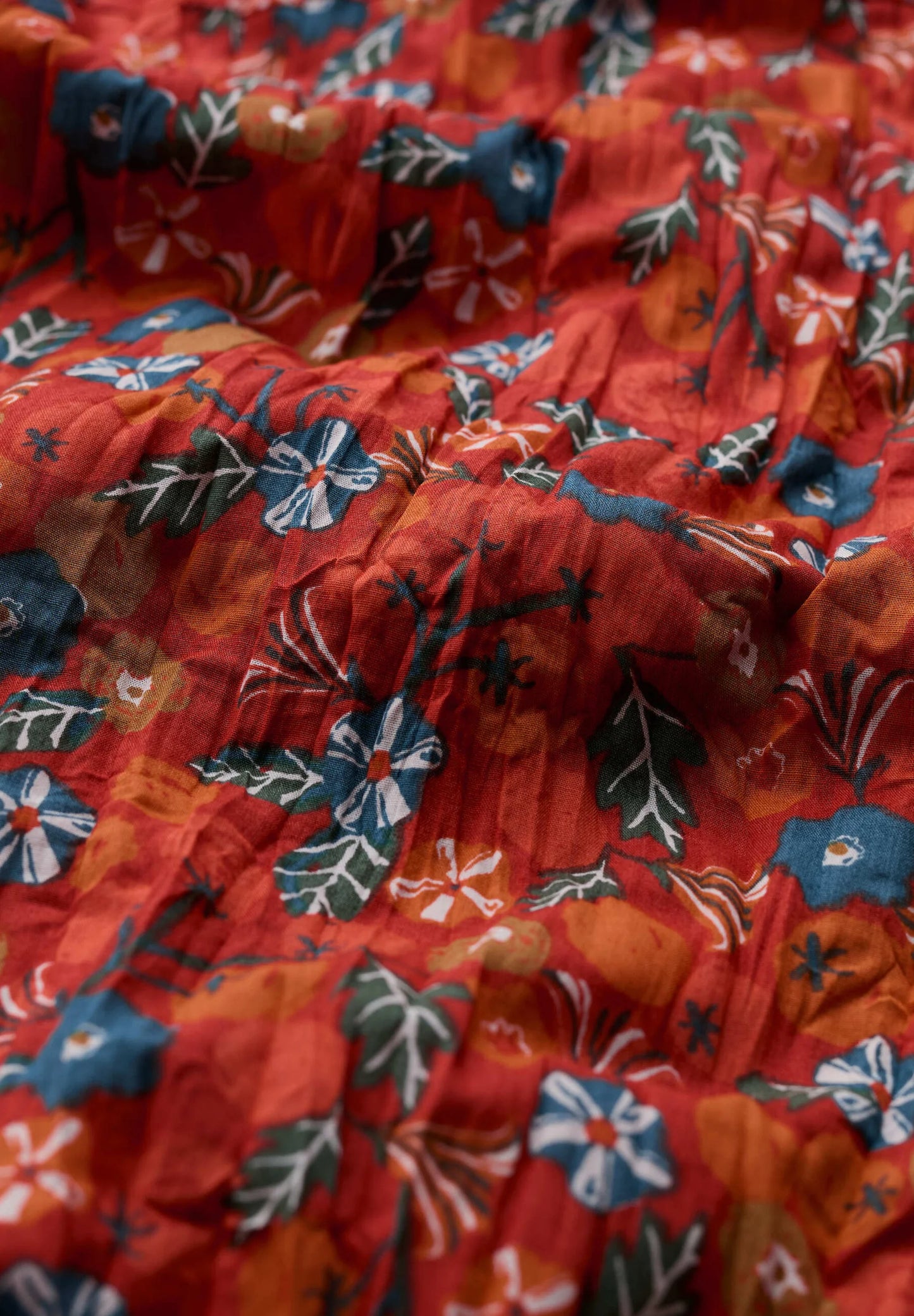 Seasalt - Larissa shirt - Tomato Blooms Cinnamon