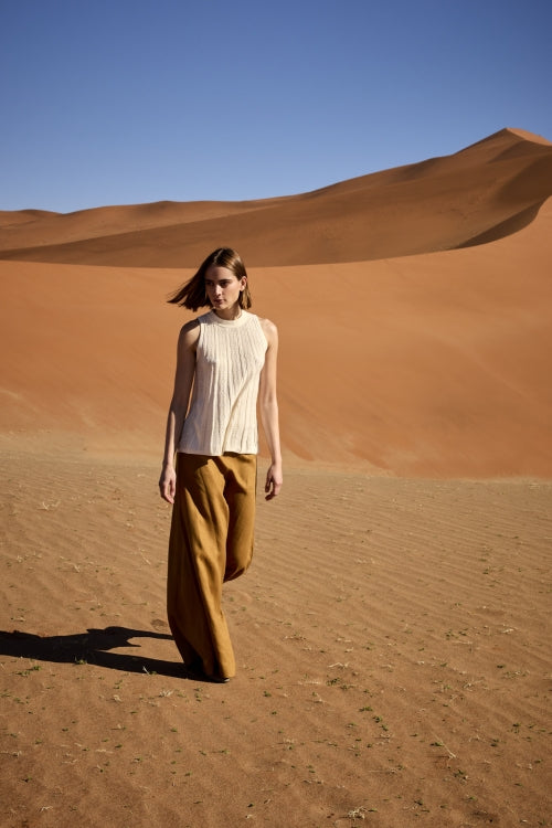JC Sophie - Maisy trousers - Cumin 100% linnen