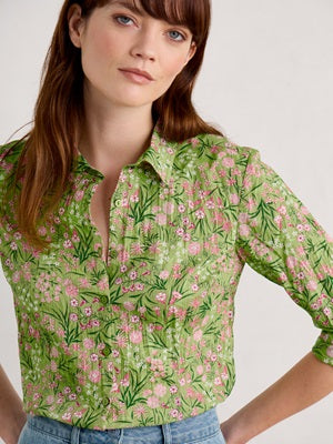 Seasalt - Larissa Shirt - Campion field dill