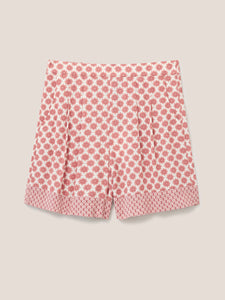 White Stuff - Mathilda Crinkle shorts - Rood