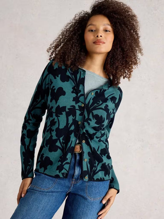 White Stuff - Lulu cardi - Blue print