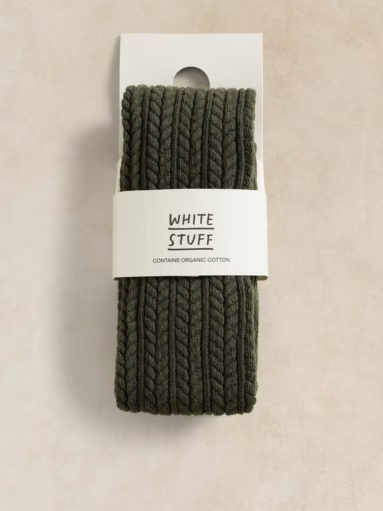 White Stuff- Patty-patroon panty's - Khaki groen