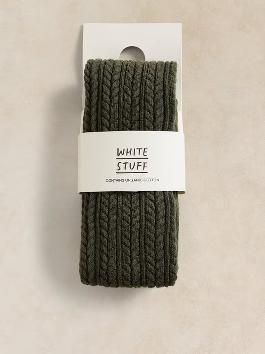 White Stuff- Patty-patroon panty's - Khaki groen