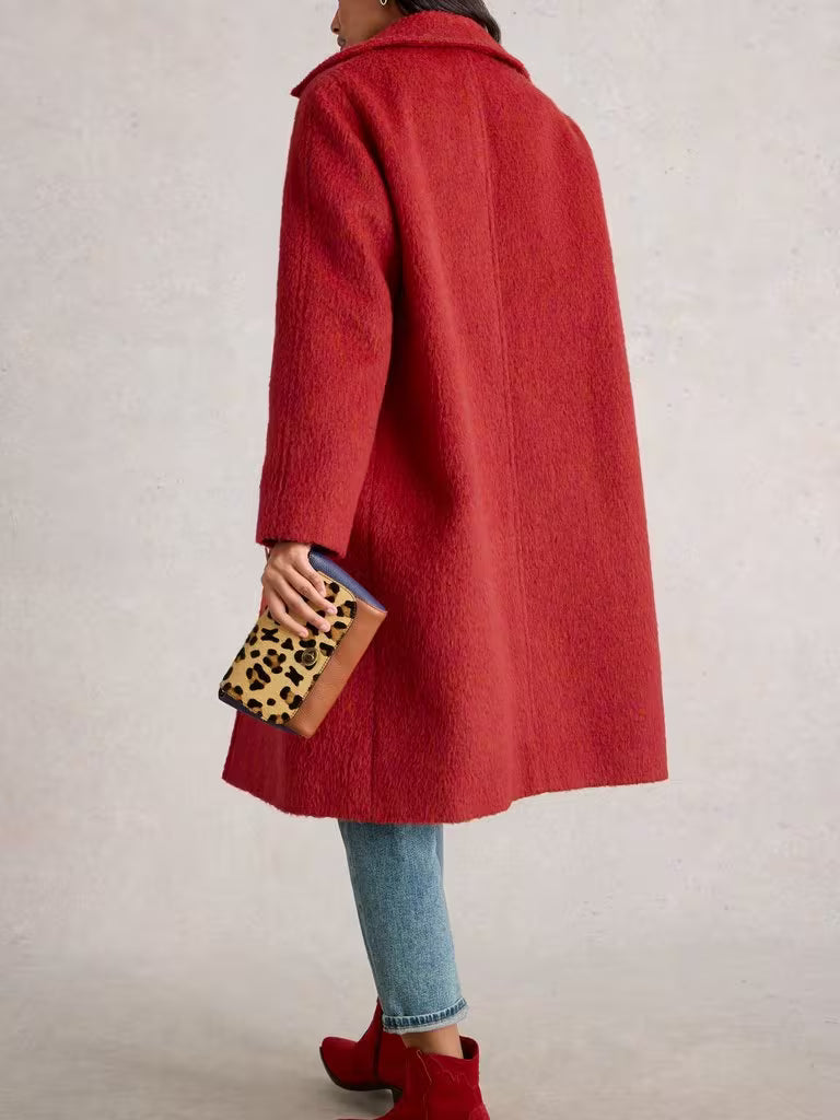 White stuff - Kelsey wool blend coat - Brightt Red