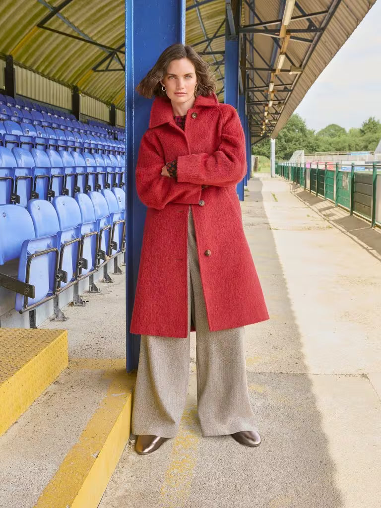 White stuff - Kelsey wool blend coat - Brightt Red