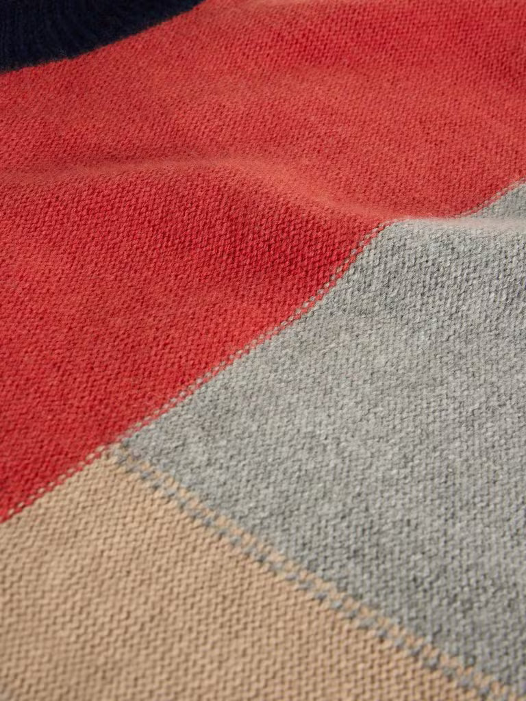 White Stuff - Mary Colourblock Jumper - Grey multi