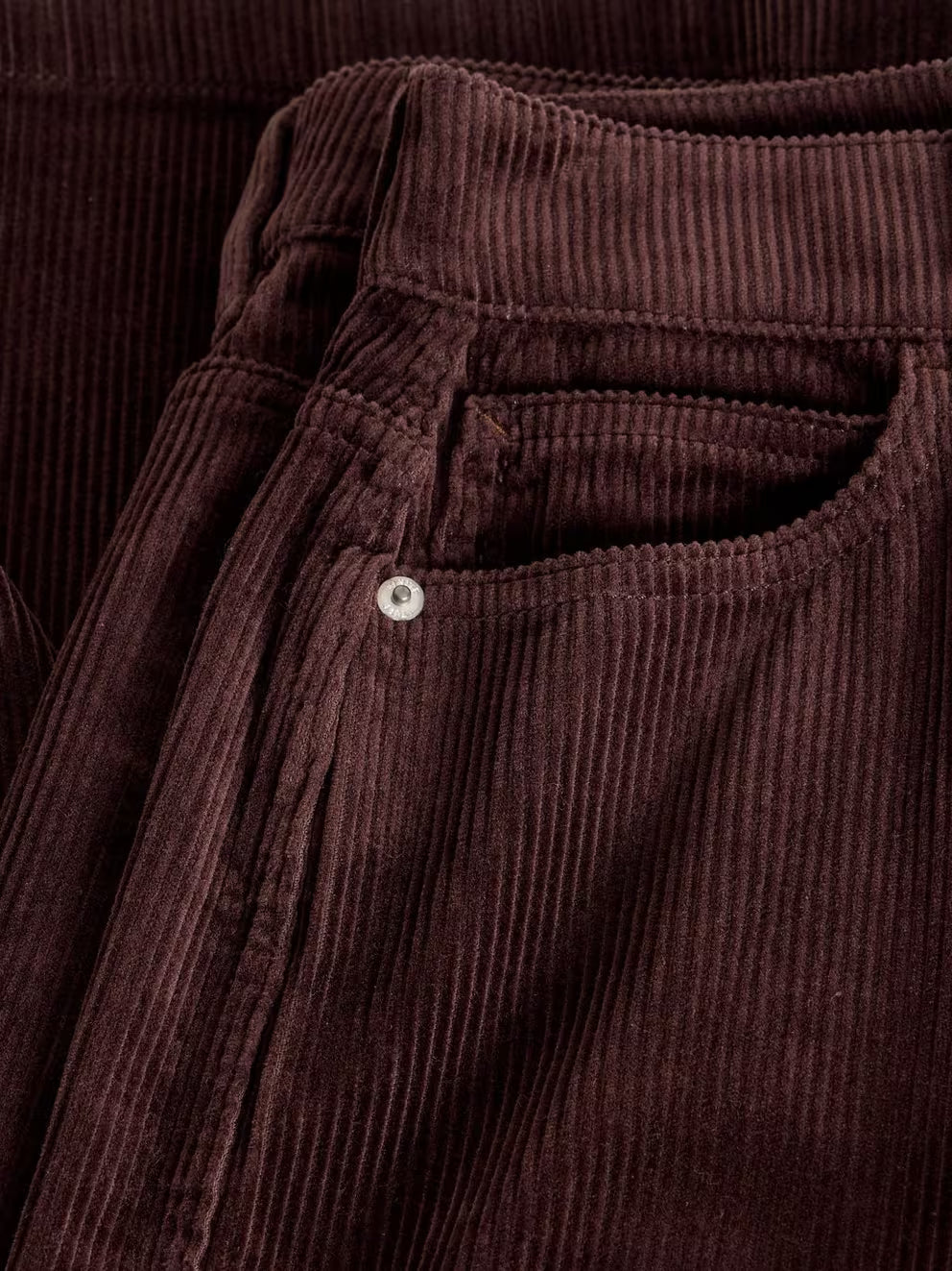 White Stuff - Ayla cord wide leg trouser - Dark brown