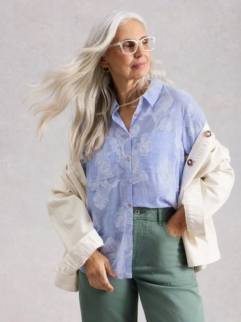 White Stuff - Sophie Jacquard shirt -